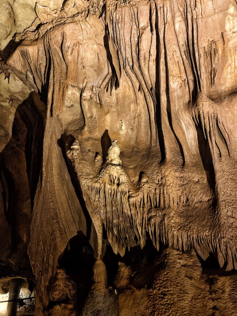 The many speleothem found in the cave.